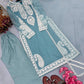 Embroidered Organza Silk Kurta Plazzo Set