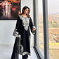 Embroidered Organza Silk Kurta Plazzo Set