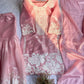Embroidered Organza Silk Kurti Sharara Set