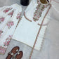 Embroidered Pure Crepe Silk Farshi Suit Set with Dupatta
