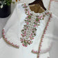 Embroidered Pure Crepe Silk Farshi Suit Set with Dupatta