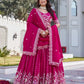 Embroidered Pure Vichitra Lehenga Choli with Dupatta