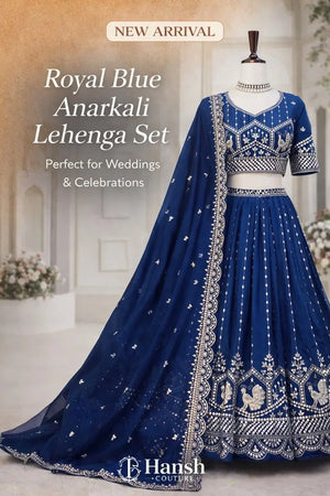 Embroidered Pure Vichitra Lehenga Choli with Dupatta