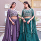 Embroidered Rangoli Silk Lehenga Choli Set with Shrug Dupatta for Wedding and Festive Occasions