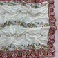 Embroidered Rangoli Silk Saree with Mirror Work Blouse for Wedding and Festive Wear