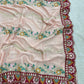 Embroidered Rangoli Silk Saree with Mirror Work Blouse for Wedding and Festive Wear