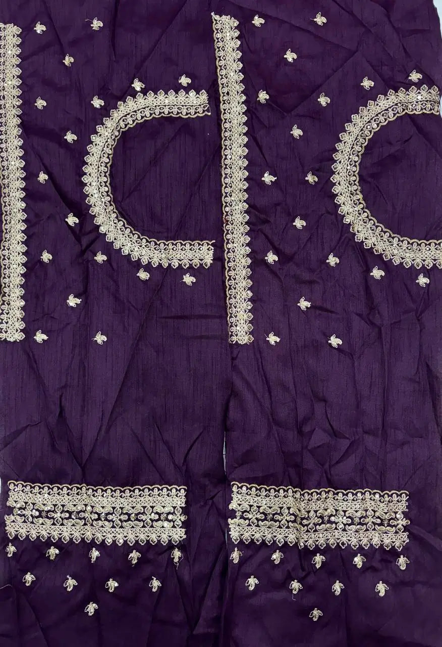 Embroidered Rangoli Silk Sequins Saree