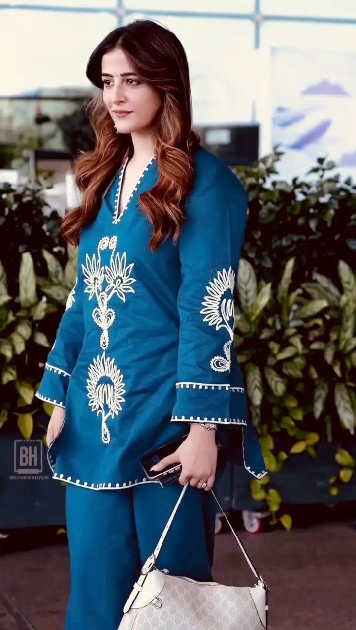 Embroidered Rayon Co Ord Set for Casual and Everyday Wear
