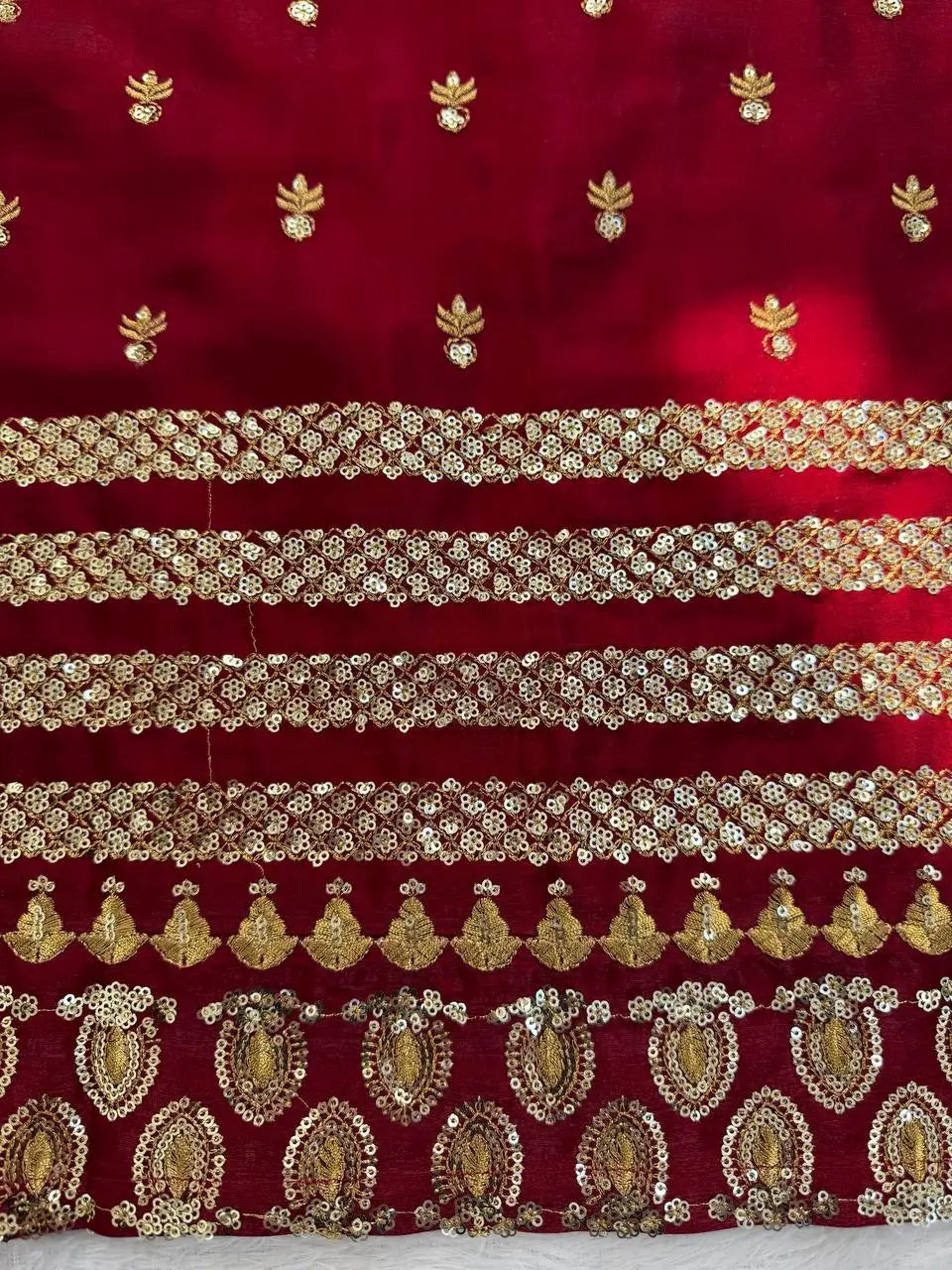 Embroidered Roman Glass Kurta Pant Set with Organza Dupatta for Festive Wear