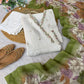 Embroidered Roman Silk Gown Set with Dupatta and Pant
