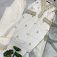 Embroidered Roman Silk Kurta Pant Set with Organza Dupatta for Festive and Party Wear