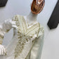 Embroidered Roman Silk Kurta Pant Set with Organza Dupatta for Festive and Party Wear