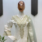Embroidered Roman Silk Kurta Pant Set with Organza Dupatta for Festive and Party Wear