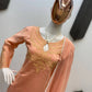 Embroidered Roman Silk Kurti Pant Set with Dupatta for Festive and Occasion Wear