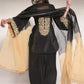Embroidered Satin Palazzo Suit Set
