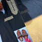Embroidered Satin Palazzo Suit Set