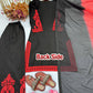 Embroidered Satin Sharara Suit Set with Dupatta