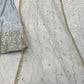 Embroidered Satin Silk Lehenga Set With Net Dupatta