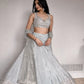 Embroidered Satin Silk Lehenga Set With Net Dupatta
