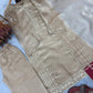 Embroidered Shimmer Silk Plazo Set