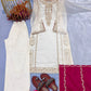 Embroidered Shimmer Silk Plazo Set