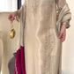 Embroidered Shimmer Silk Plazo Set