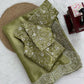 Embroidered Shimmer Silk Saree
