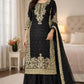 Embroidered Silk Kurta Palazzo Set With Dupatta