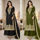 Embroidered Silk Kurta Palazzo Set With Dupatta