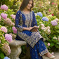 Embroidered Silk Kurta Palazzo Set with Dupatta