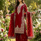 Embroidered Silk Kurta Palazzo Set with Dupatta