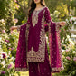 Embroidered Silk Kurta Palazzo Set with Dupatta