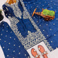 Embroidered Silk Kurta Palazzo Set with Dupatta