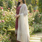 Embroidered Silk Kurta Palazzo Set with Organza Dupatta
