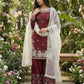 Embroidered Silk Kurta Palazzo Set with Organza Dupatta