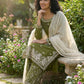 Embroidered Silk Kurta Palazzo Set with Organza Dupatta