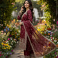 Embroidered Silk Kurta Sharara Set With Dupatta
