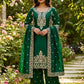 Embroidered Silk Kurta Sharara Set With Dupatta