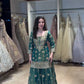Embroidered Silk Kurta Sharara Set With Dupatta