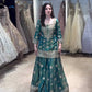 Embroidered Silk Kurta Sharara Set With Dupatta