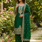 Embroidered Silk Kurta Sharara Set With Dupatta