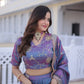 Embroidered Silk Lehenga Choli Set