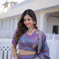 Embroidered Silk Lehenga Choli Set