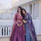 Embroidered Silk Lehenga Choli Set