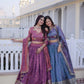 Embroidered Silk Lehenga Choli Set