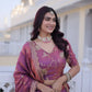 Embroidered Silk Lehenga Choli Set