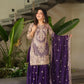 Embroidered Silk Palazzo Suit with Dupatta