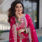 Embroidered Silk Palazzo Suit with Dupatta