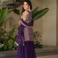 Embroidered Silk Palazzo Suit with Dupatta