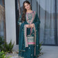 Embroidered Silk Palazzo Suit with Dupatta